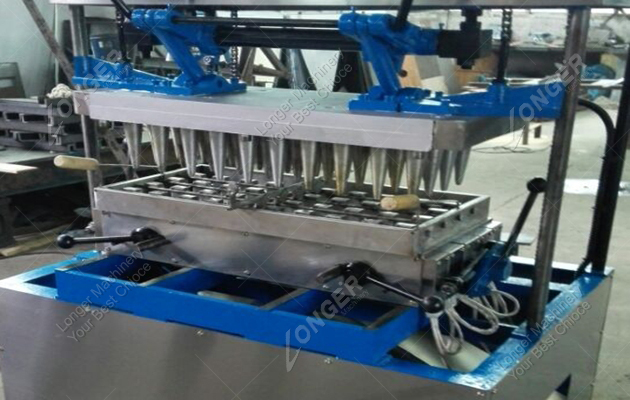 40 Moulds Wafer Cone Pizza Machine Sold to Canada 