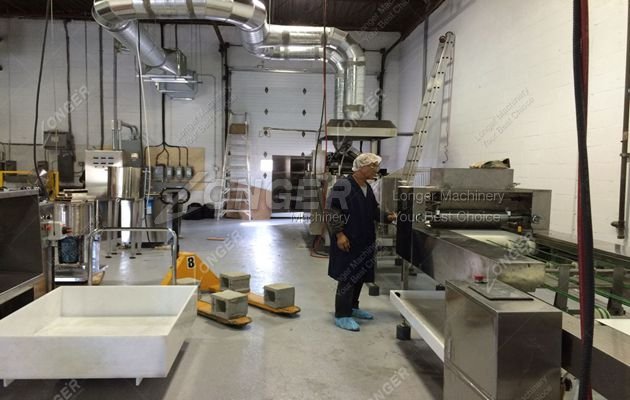 Full automatic wafer biscuit production line is ready to delivered to America