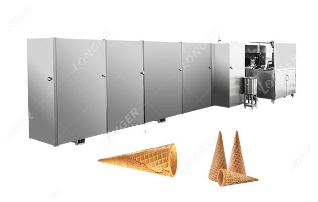 Full Automatic Ice Cream Cone Making Machine 5000PCS/H